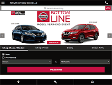 Tablet Screenshot of nissanofnewrochelle.com